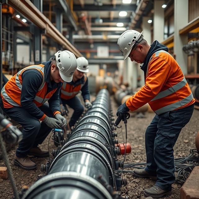 Inspecci\u00f3n de tuberias Parque Goya